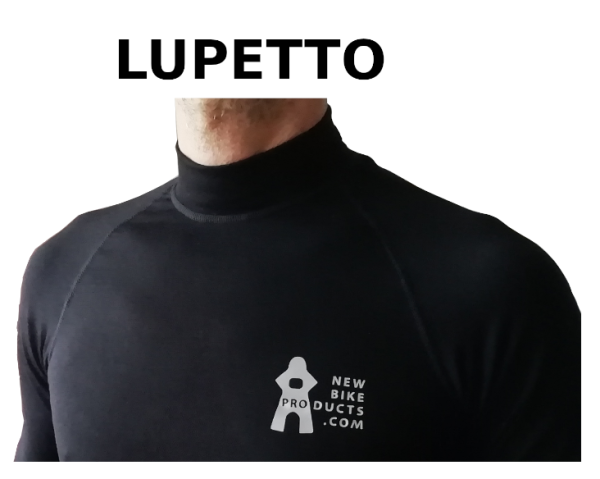 maglia in lana merino maniche lunghe collo lupetto