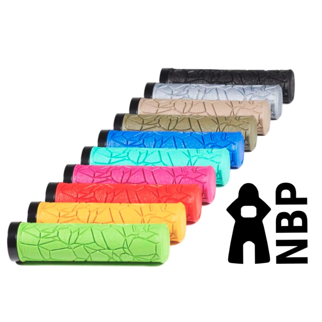 Poignées VTT Transparentes Onza Porcipaws – Rétro NOS Neuves, Diamètre 22.2mm, Longueur 115mm, Lot De 2