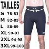 choix des tailles sous-short cuissard VTT -NBP
