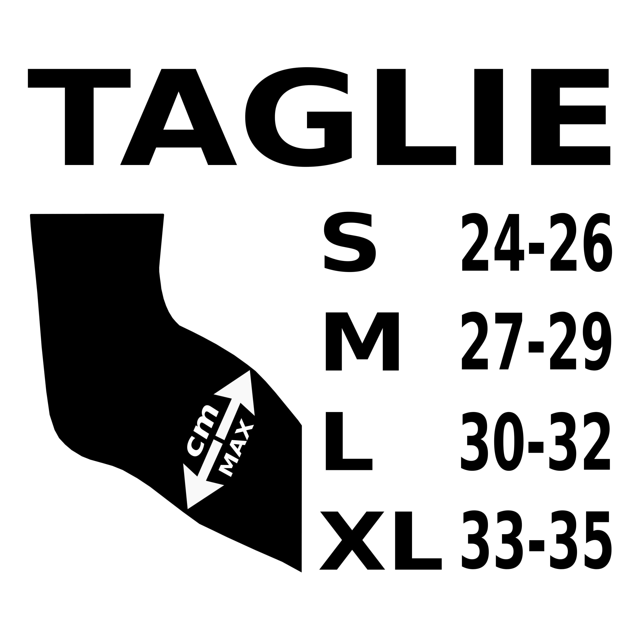 TAGLIE GOMITIERE MTB NBP ENDURO TAGLIE GOMITIERE MTB NBP