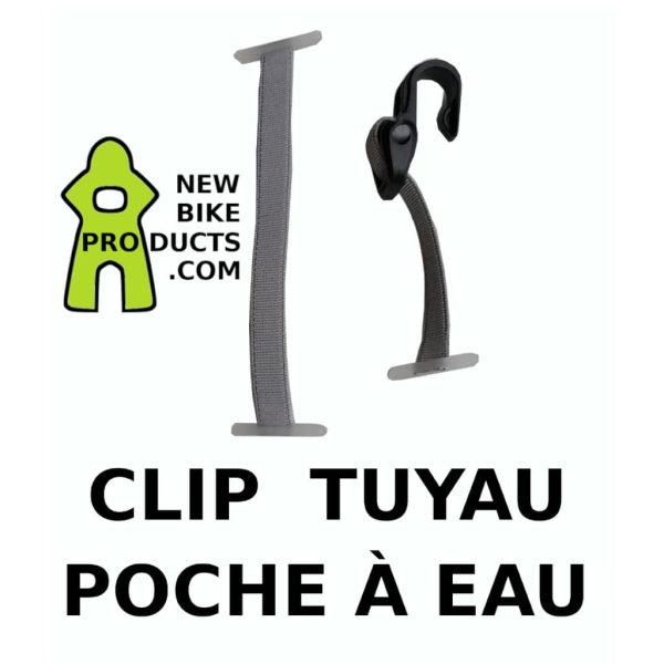 Clip fixation tuyau poche à eau