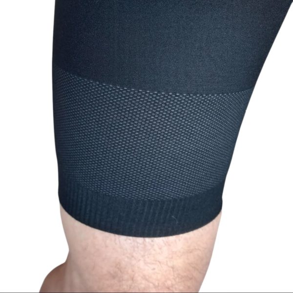 pantalone ciclista dettaglio coscia e antiscivolo