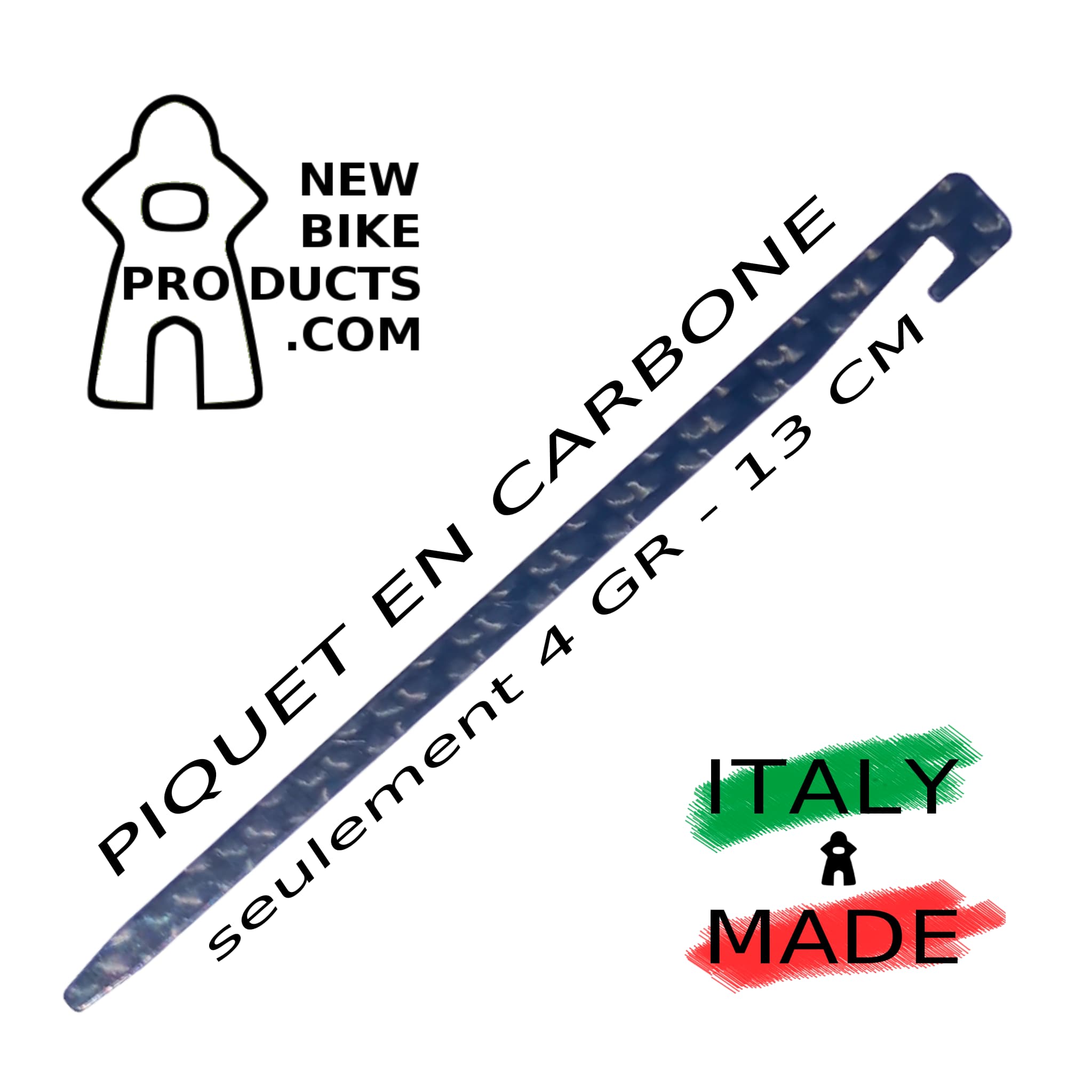 piquet tente fibre carbone aluminium titane piquet fibre carbone aluminium titane COMPACT et ULTRALÉGER