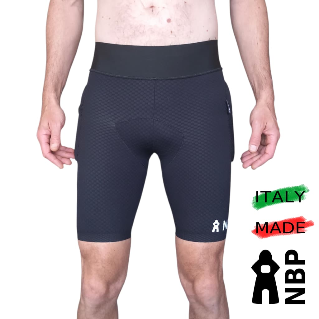 sottopantalone con protezioni MTB