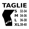 taglie ginocchiere nbp