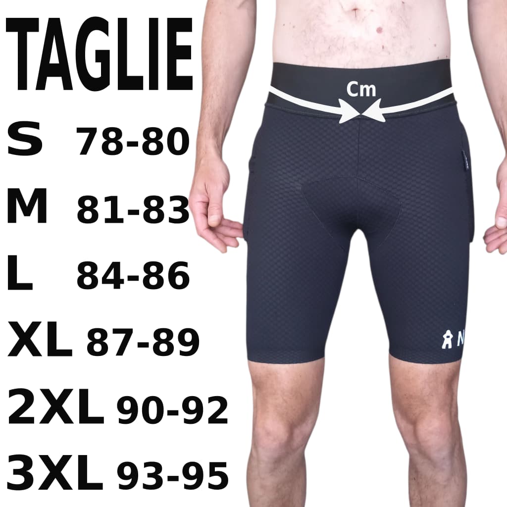 scelta taglie sottopantaloni enduro mtb
